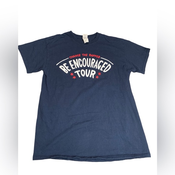 Chance The Rapper 2017 Be Encouraged Tour Concert T Shirt Men’s Size Medium Blue - Picture 1 of 6